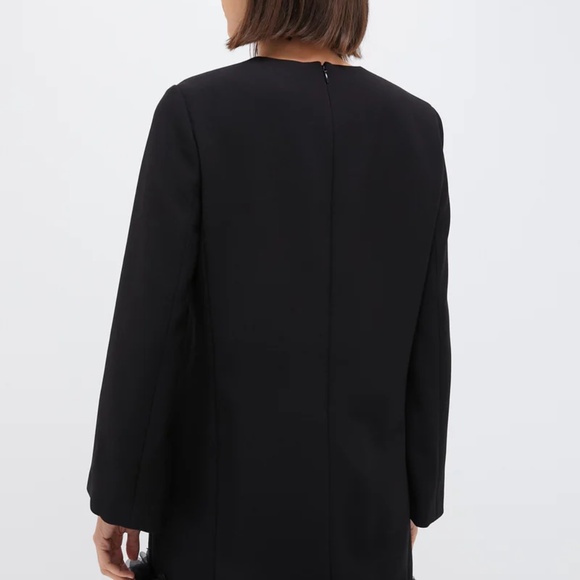 Tuckernuck Black Sheath Mini Dress with Long Sleeves - Picture 11 of 11